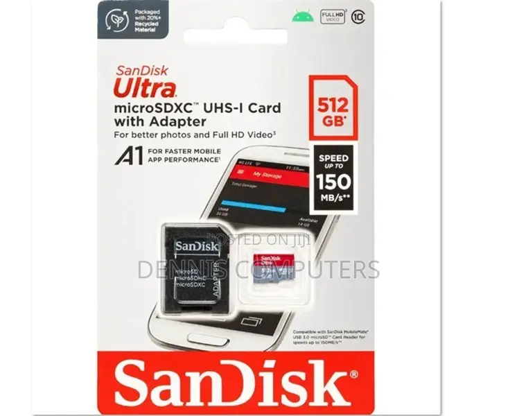 Sandisk Ultra Micro Sd 150mbps 512gb
