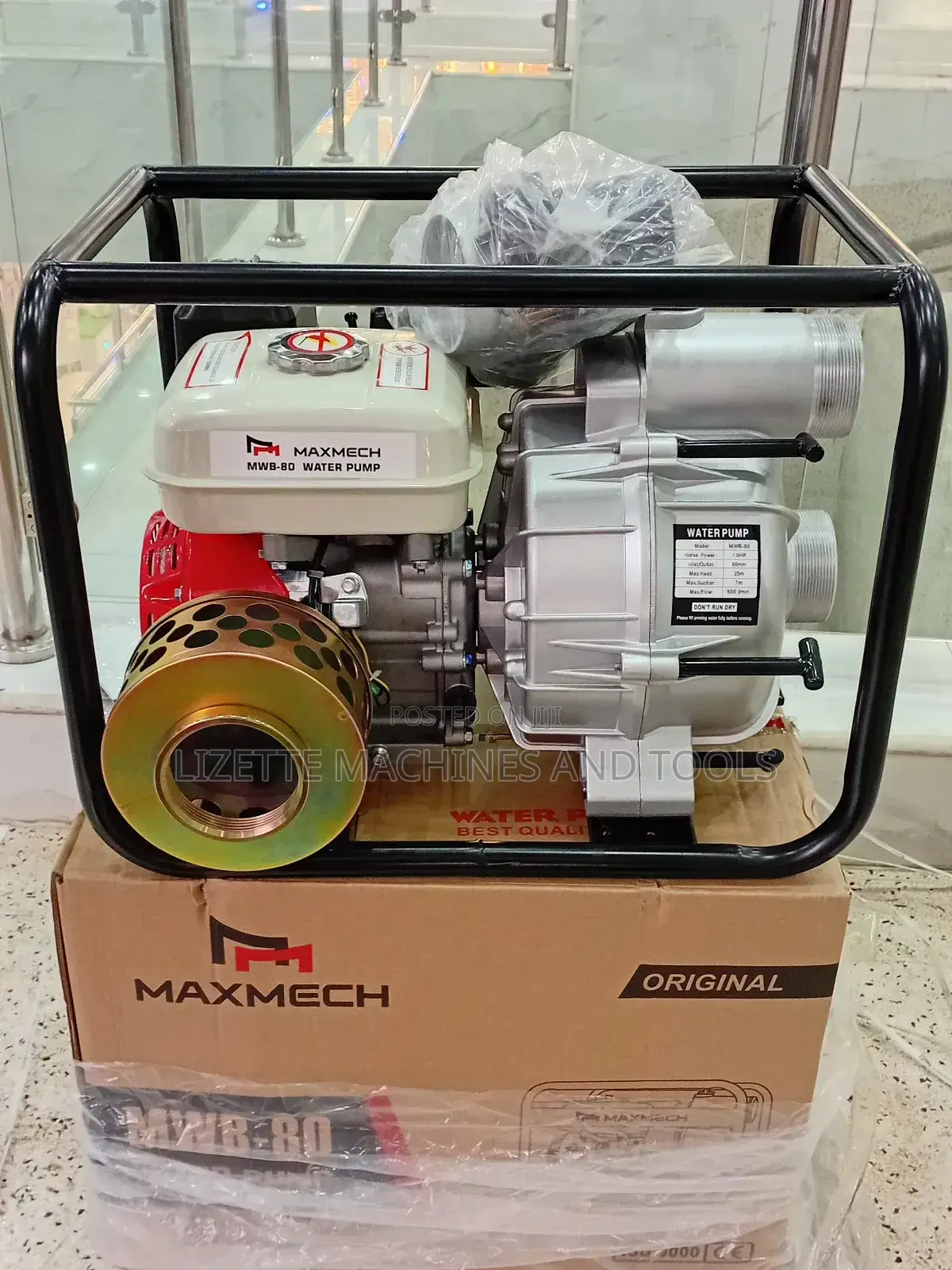 Maxmech 3" Petrol Sewage Pump 7hp
