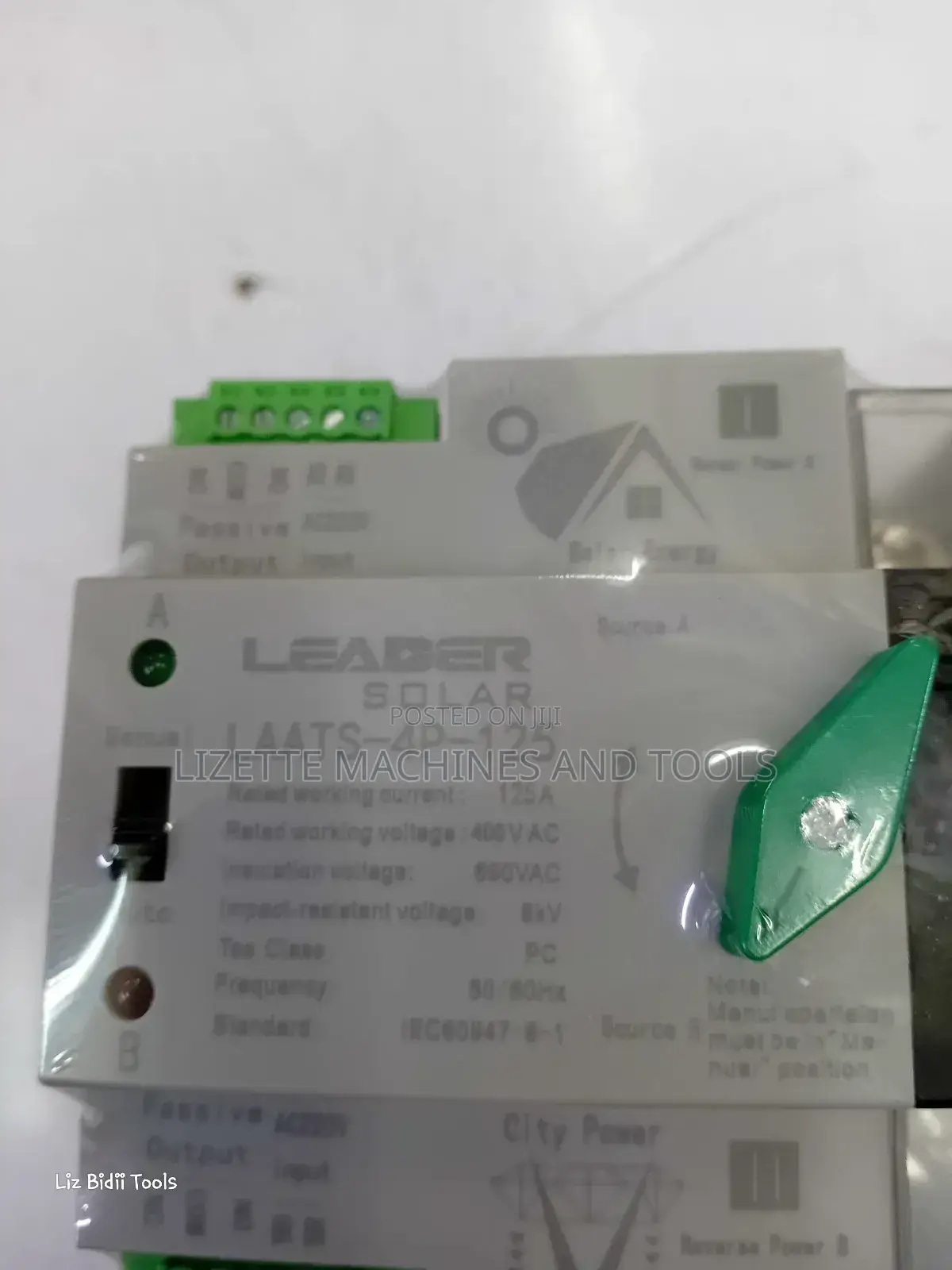 Leader Solar 125a Automatic Change Over Switch