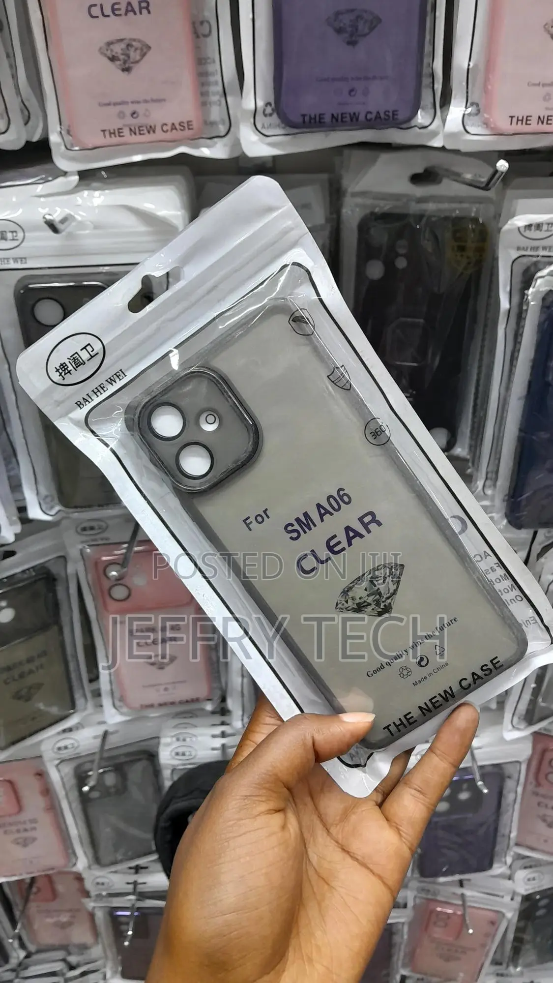Nasii Matte Transparent Clear Back Cover for Samsung for Galaxy A06