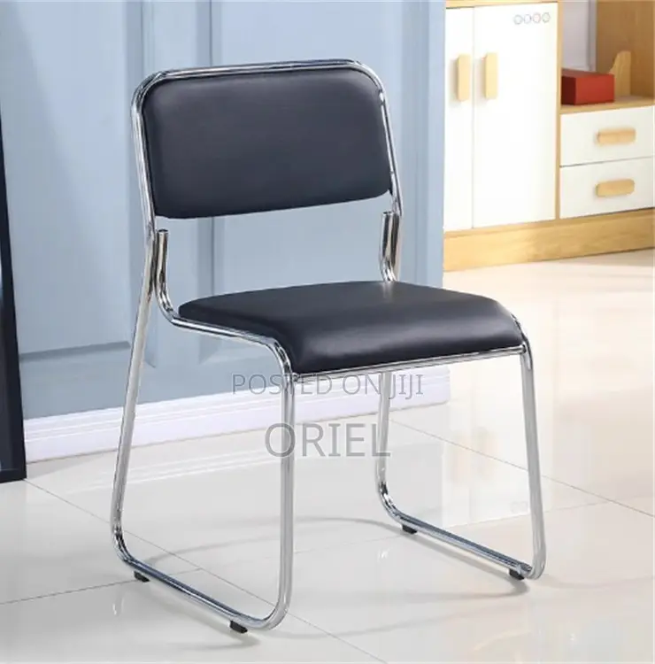 Office Chairs; High-Quality Chrome Frame Stack Chair