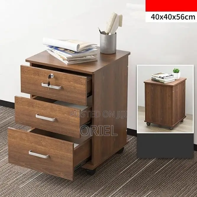 Office Cabinets; Functional 3-Drawer Office Storage Unit