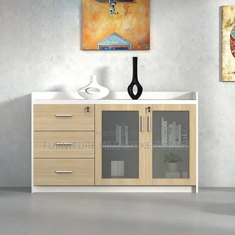 Office Cabinet; 2-door Home Office Credenza Cabinet
