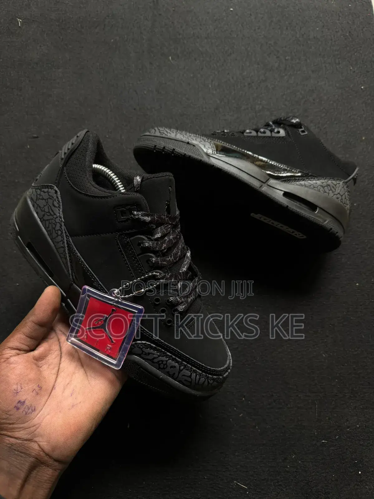 Air Jordan 3 Black Cat Unisex