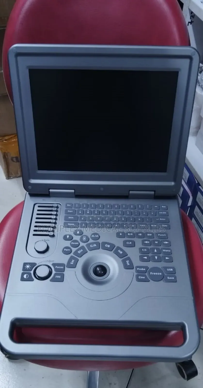 Ultrasound Machine With Transvaginal and Convex Probe