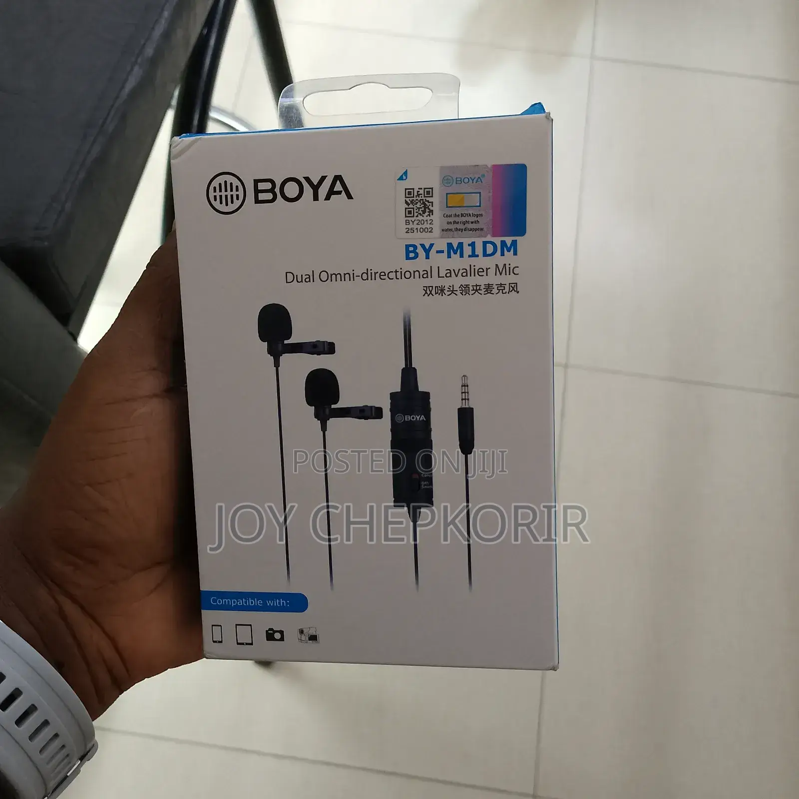 Boya By‐M1dm Dual Lavalier Microphone