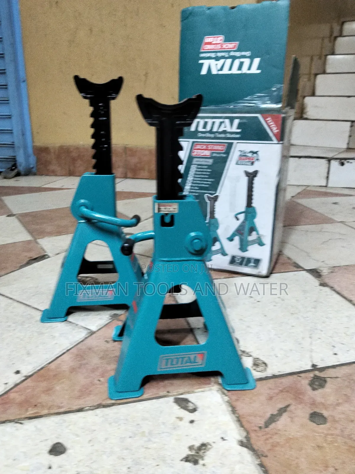 Auto Mechanical Total Jack Stands 3 Ton Set Of 2 Pc's