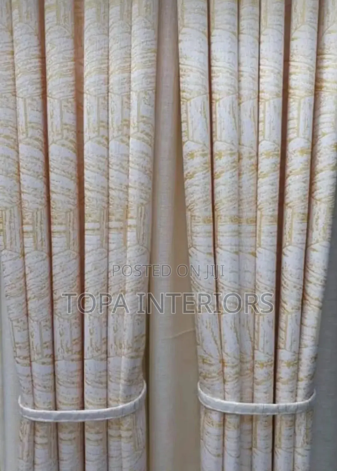 Elegant Gold Curtains for Window Treatment