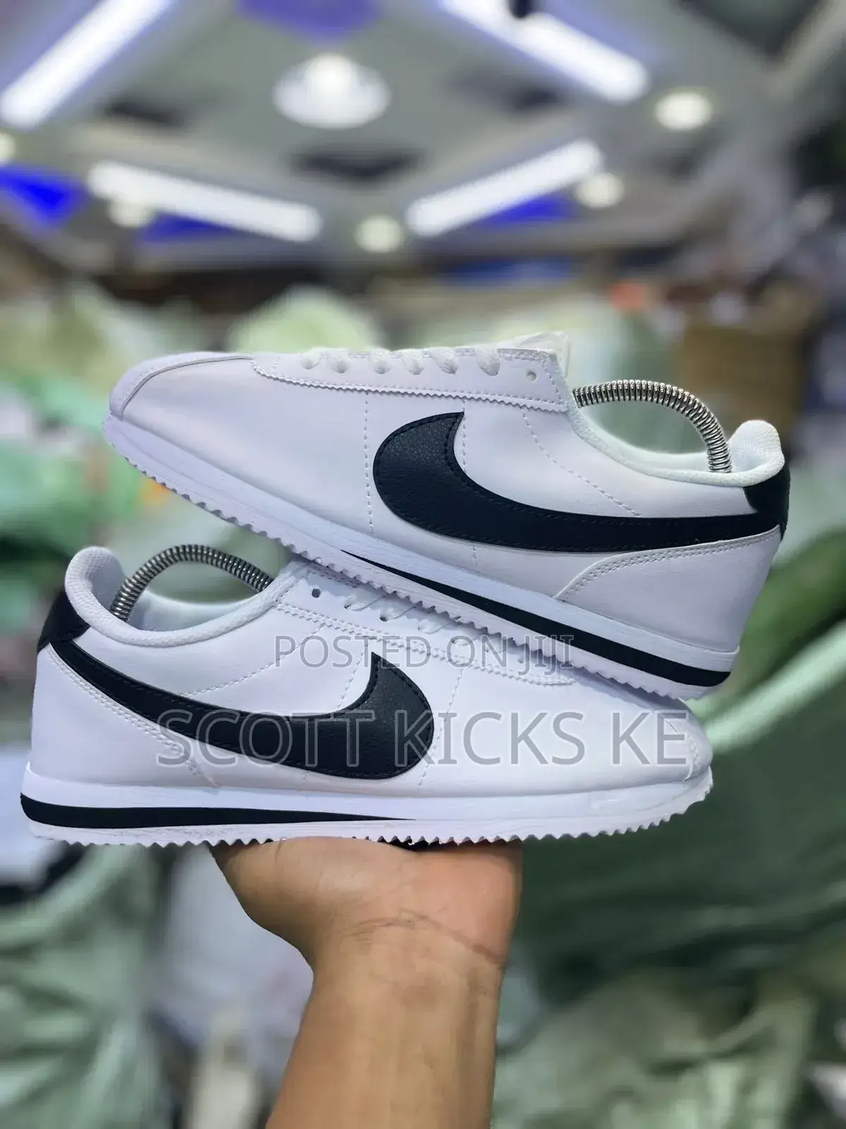 Nike Cortez White Black Unisex