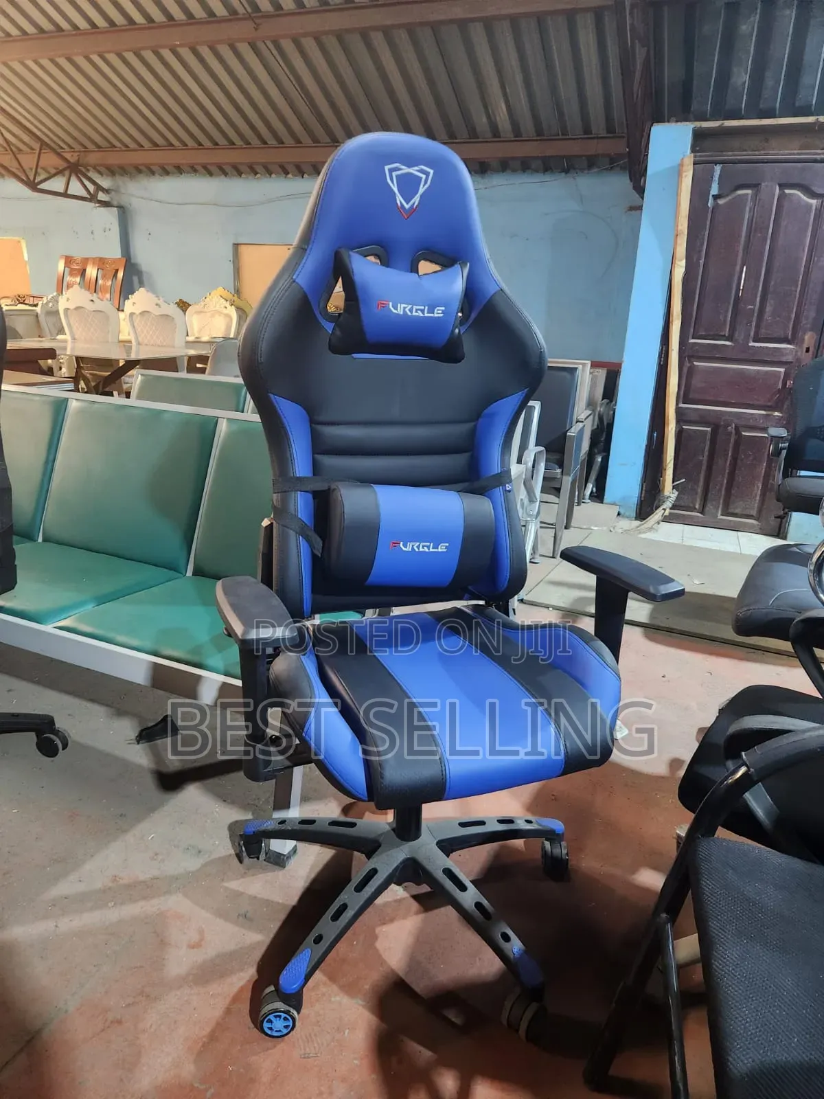 Blue-Black Gaming Chair