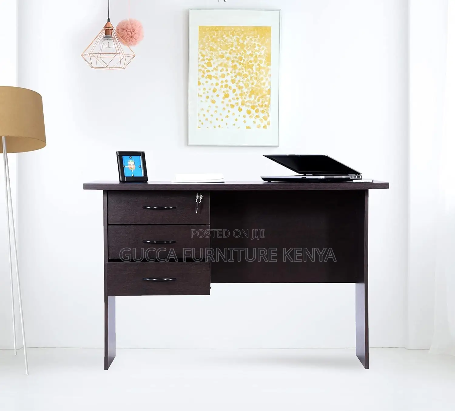 120cm Clerical Home Office Study Desk With Drawers