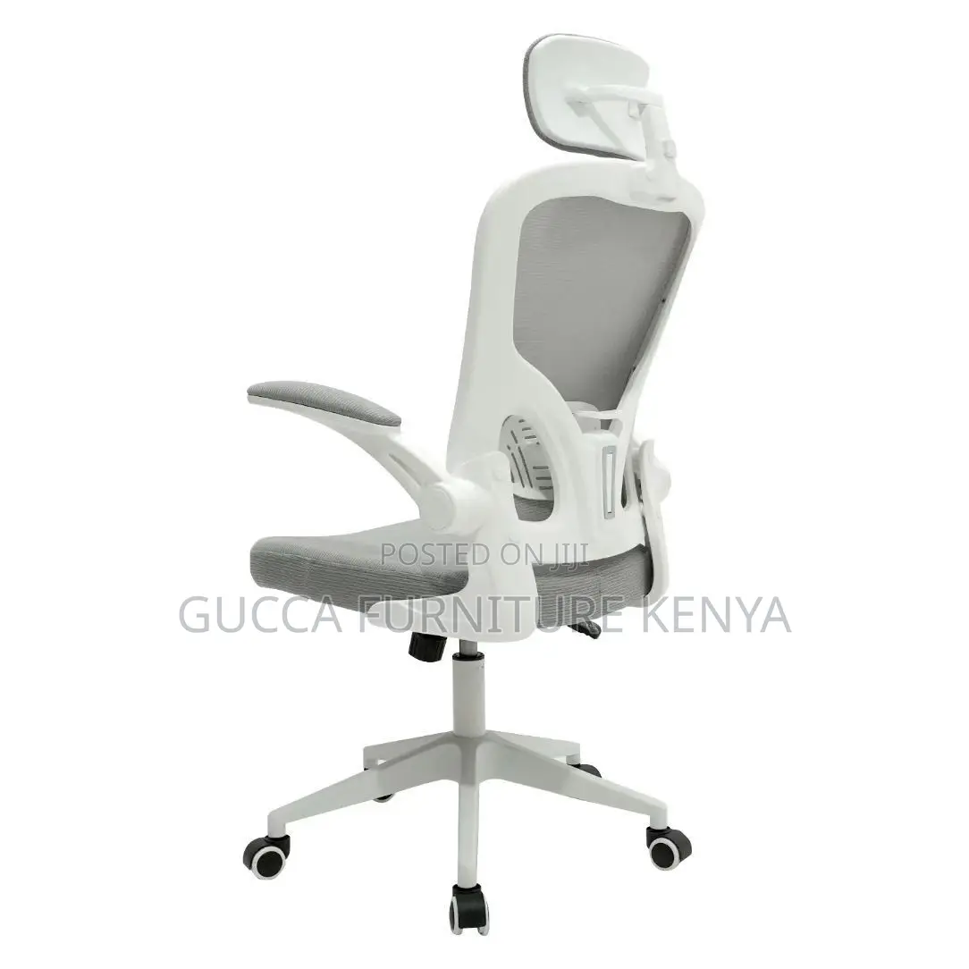 High-back Ergonomic Chair With Flip Armrest