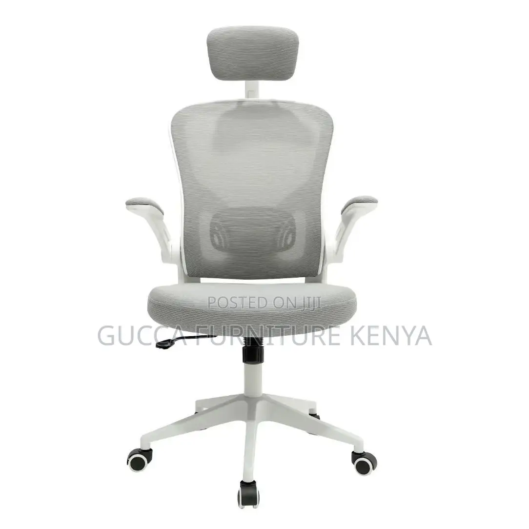 High-back Ergonomic Chair With Flip Armrest