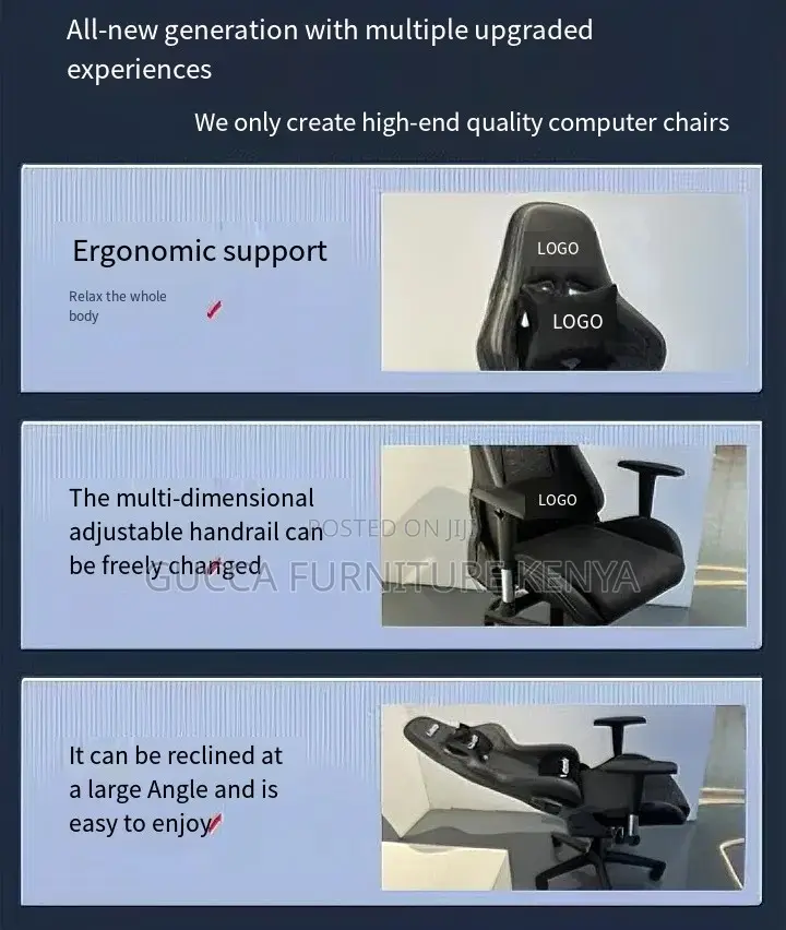Office Ergonomic Leather Gaming Chair