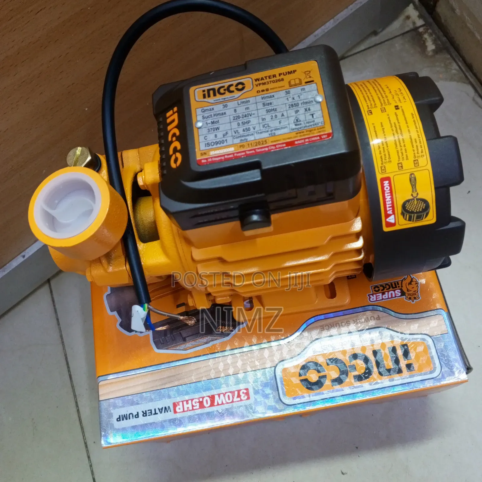 Booster Pump 370w