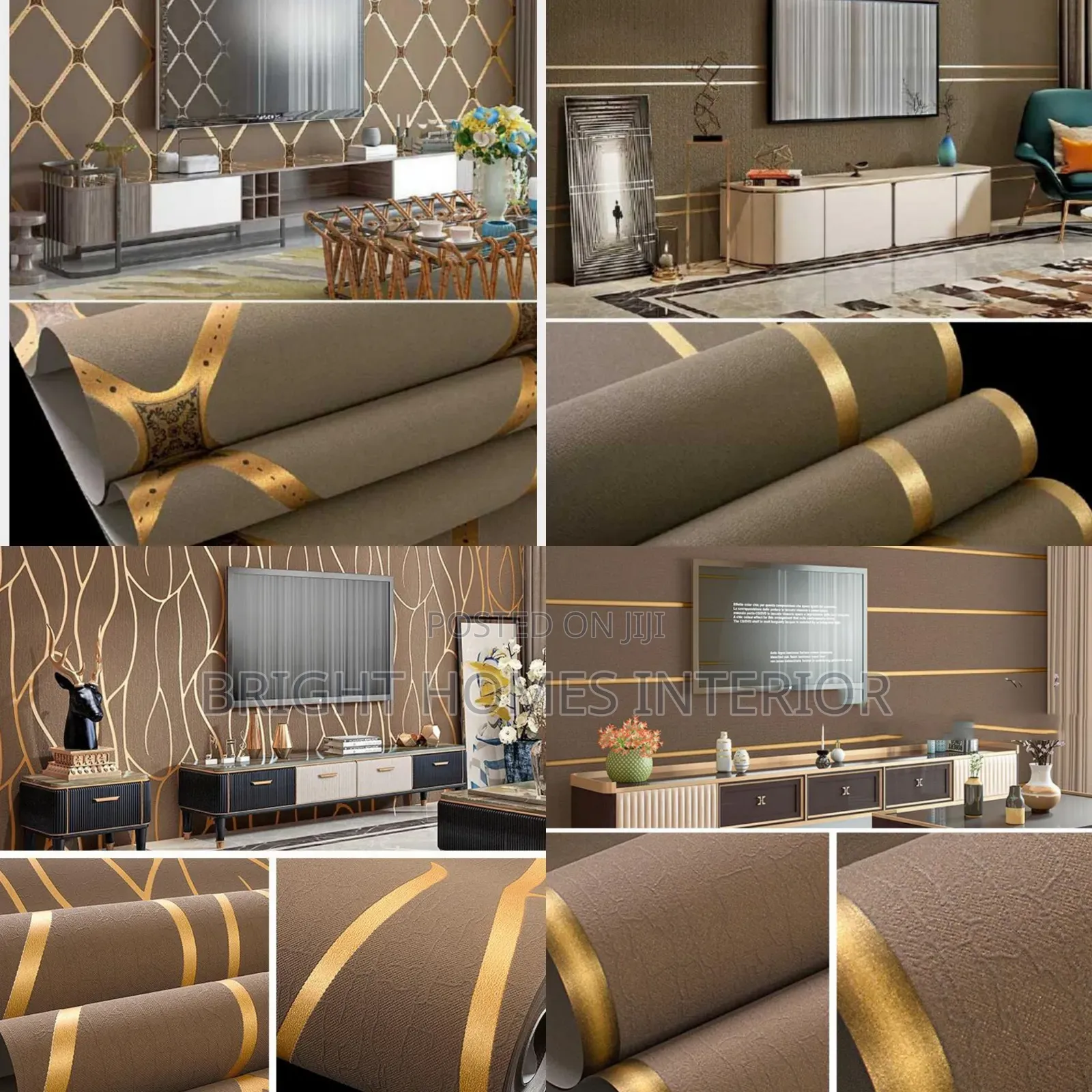 Brown Wallpaper Beautiful Tv Area Brown Wallpapers