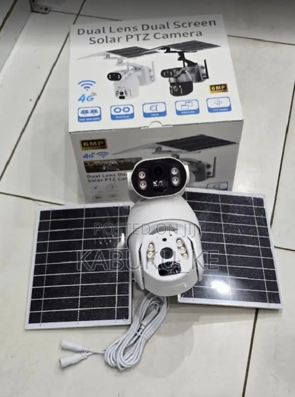 4g Solar Powered Outdoor Wireless Cctv Camera With Simcard Slot-6mp Hd