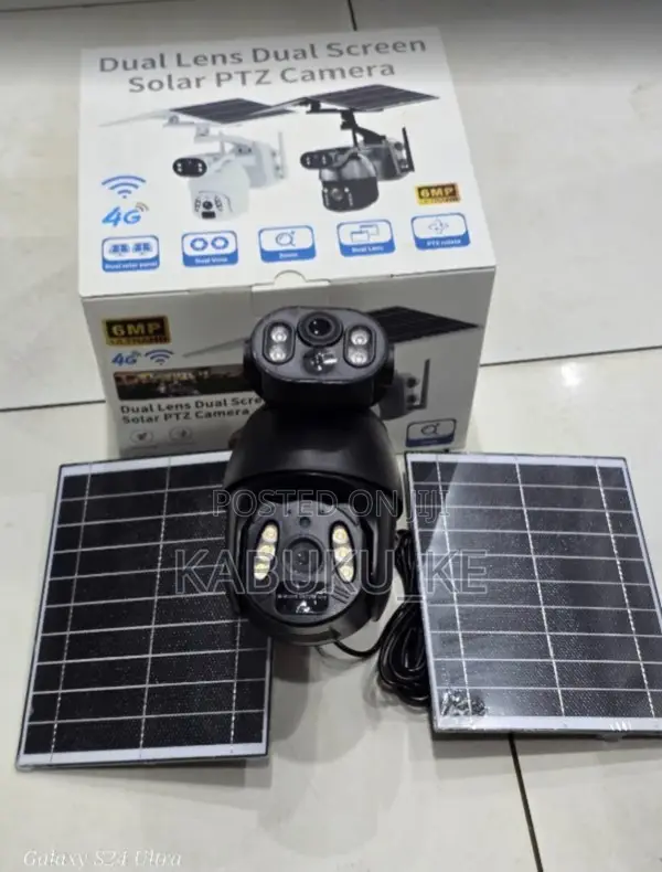 Ubox 6mp 4g Dual Lens Smart Solar Security Camera