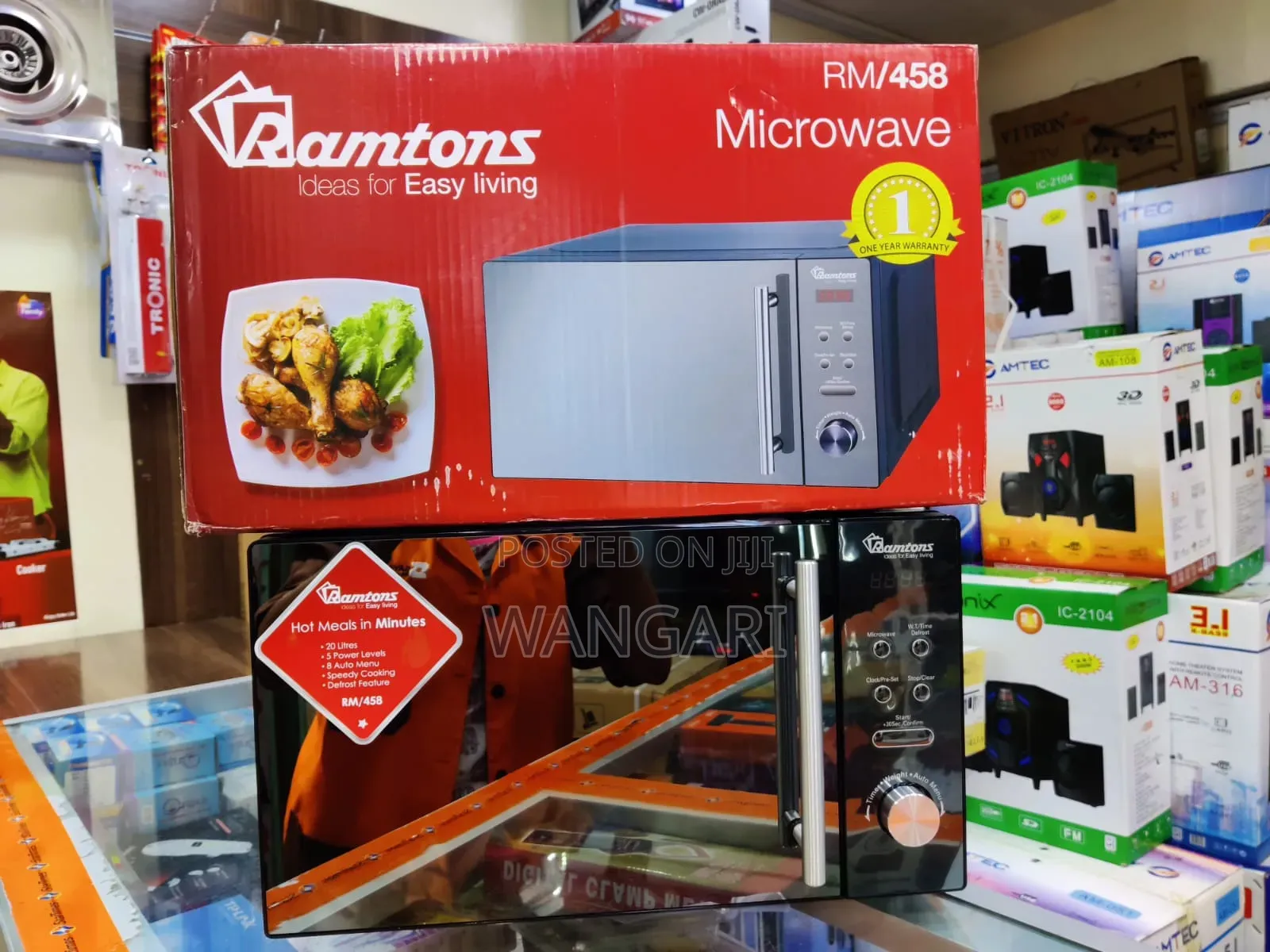 Ramtons Microwave With Grill 20litres 458