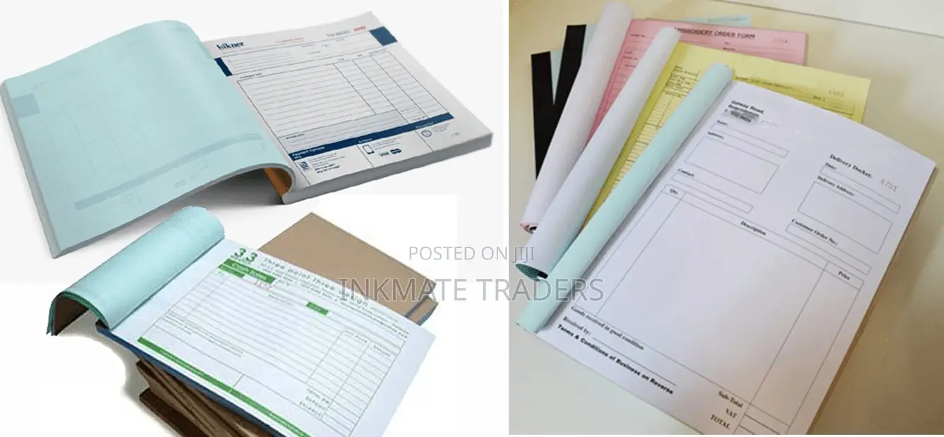 Self Carbon Receipt Book Printing – From KSH 450