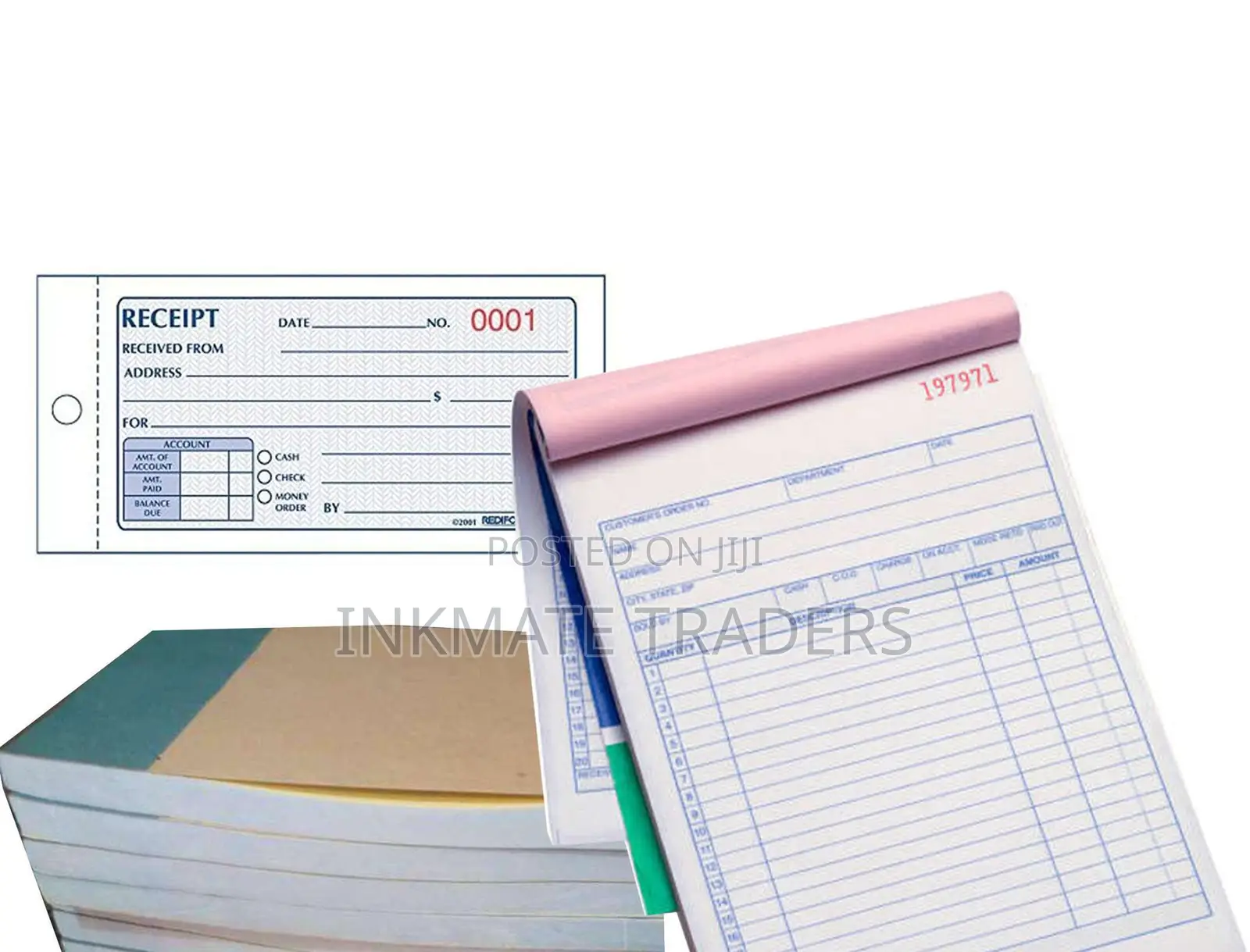 Business Receipt Books Printing – A4 750 A5 450