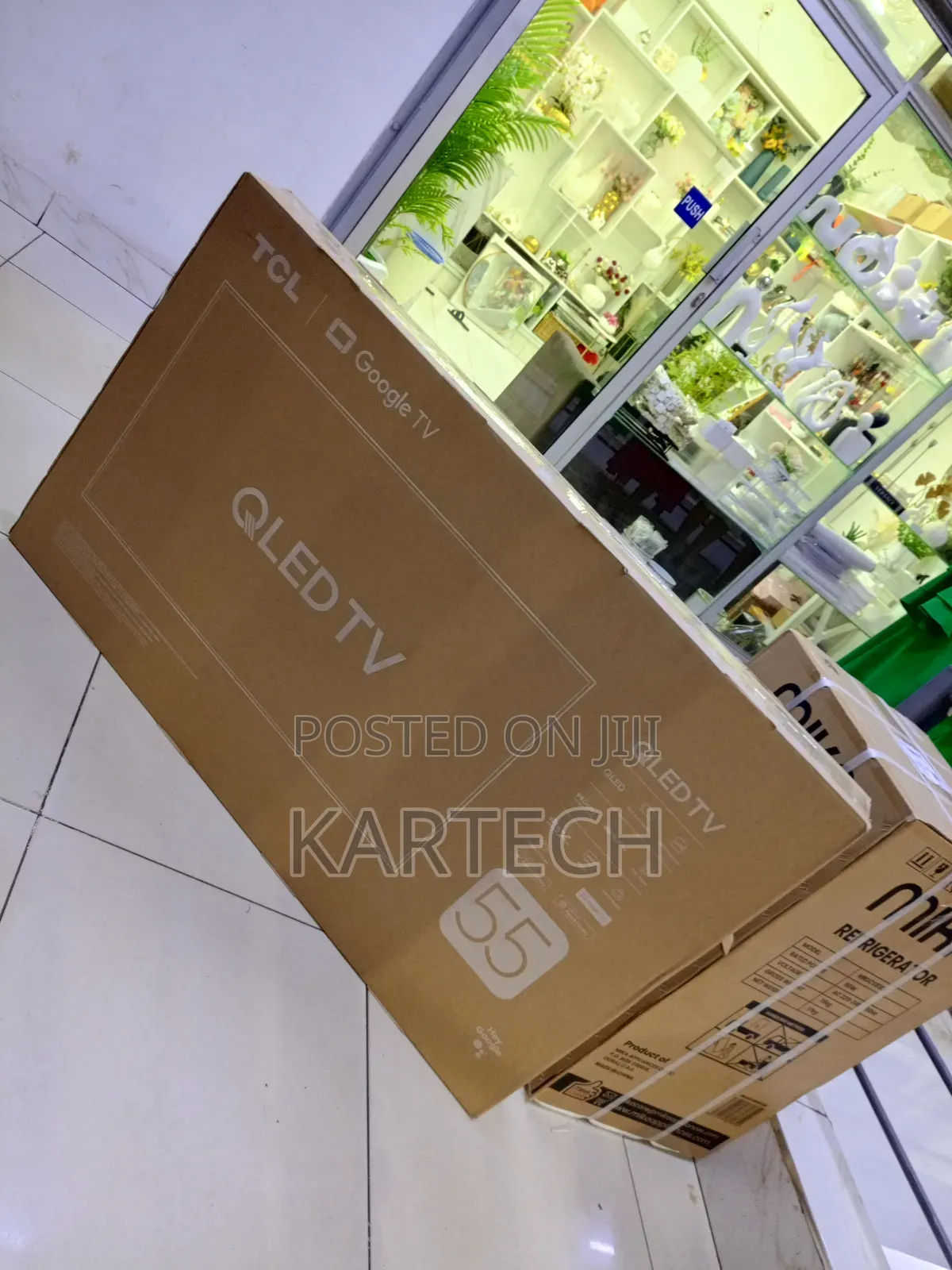 TCL 55 Inch Smart Qled Tv Uhd With Google Tv Voice Control