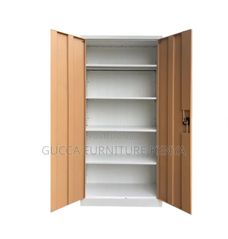 Modern 2-door Metallic Brown Filling Cabinet