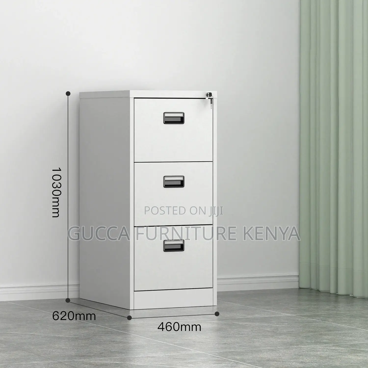 3-drawer's Steel Office Filling Locker Cabinet