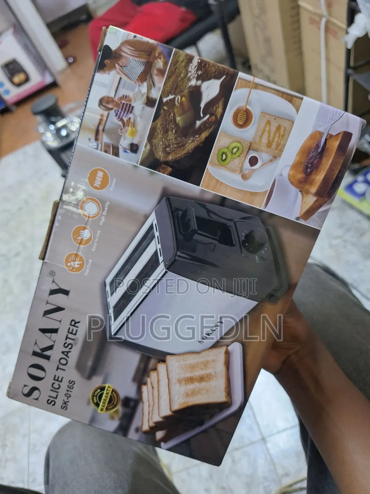 Sokany 2-Slice Electric Bread Toaster,