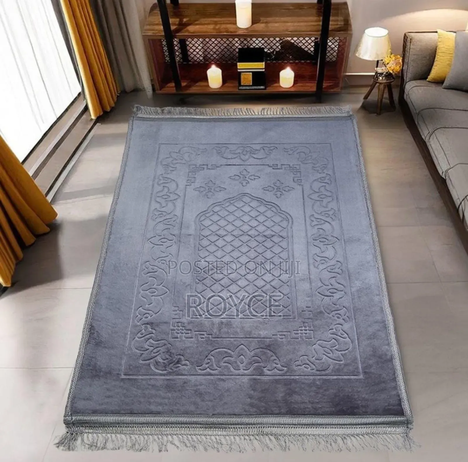 Velvet Islamic Prayer Mat-{ 120cm* 80cm}