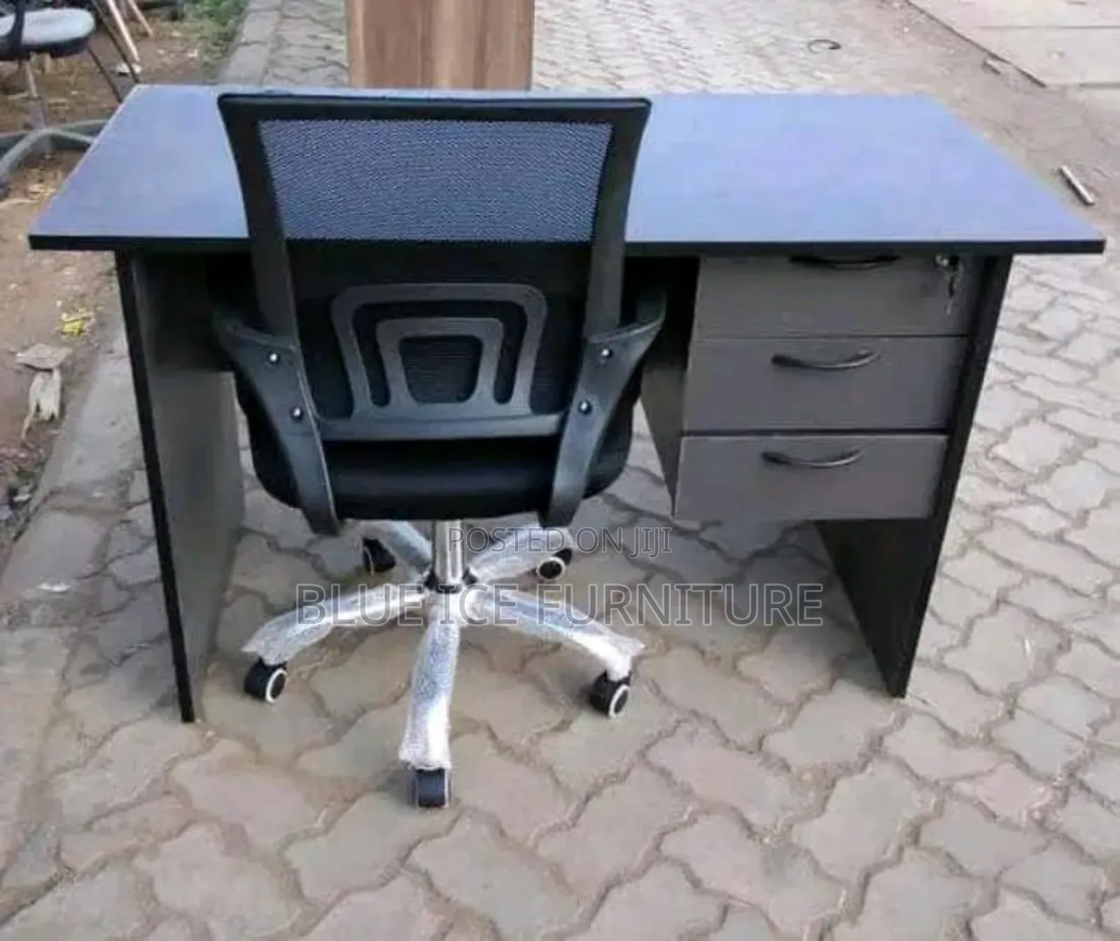 Office Study Desk With Mesh Chair