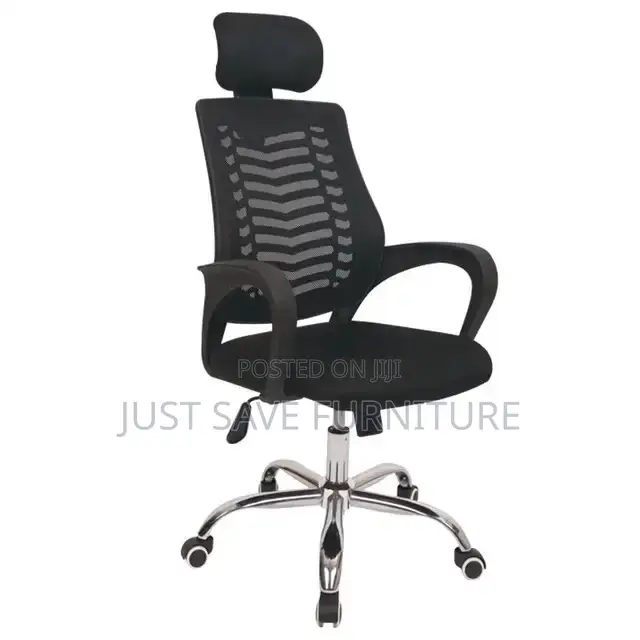 Ergonomic Office Chair With Headrest – Adjustable Executive Chair