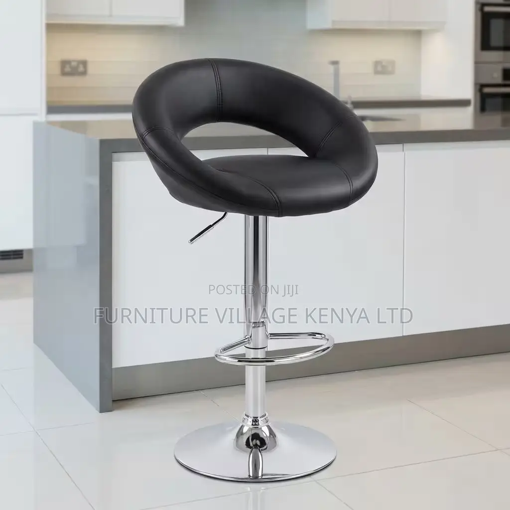 Bar Stool; Height Adjustable Swivel Bar Stool