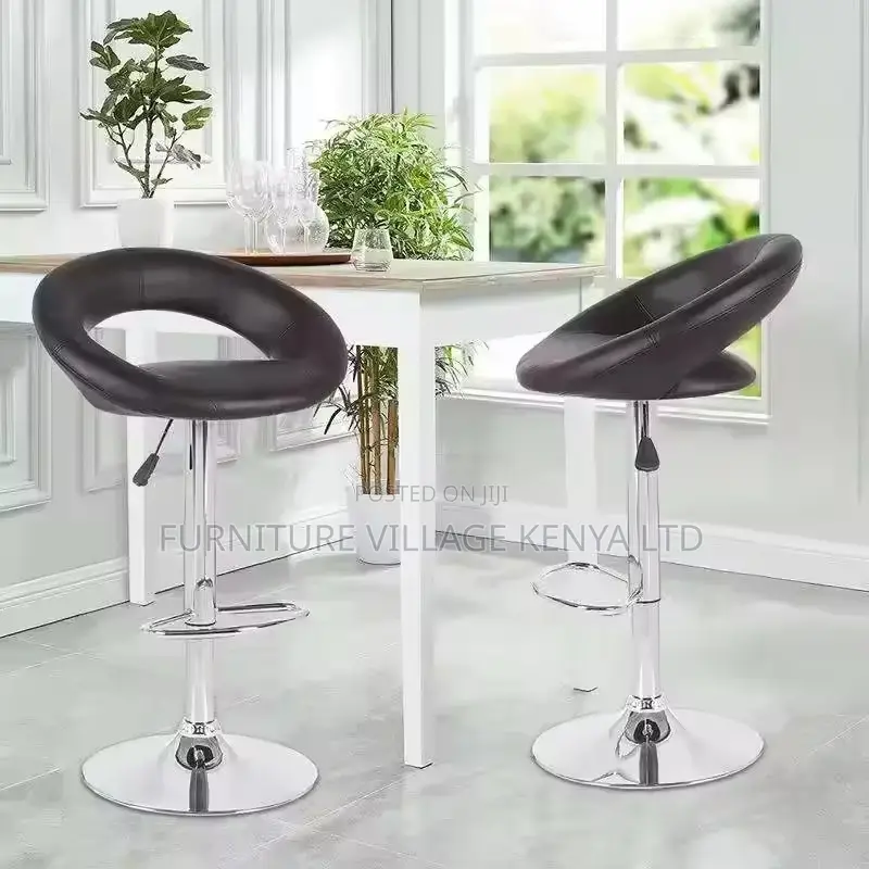Bar Stool; Height Adjustable Swivel Bar Stool