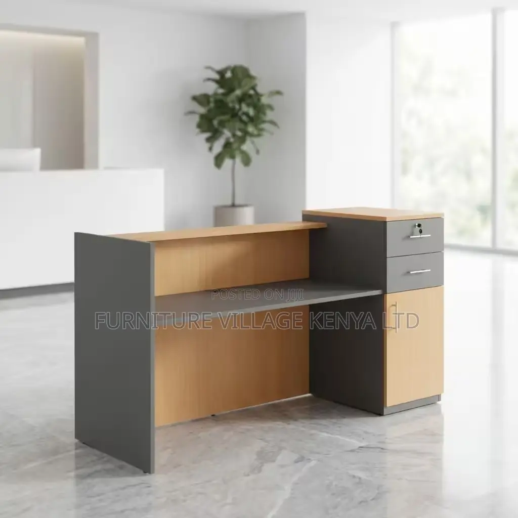 Reception Desk; 1.6m Custom Reception Counter