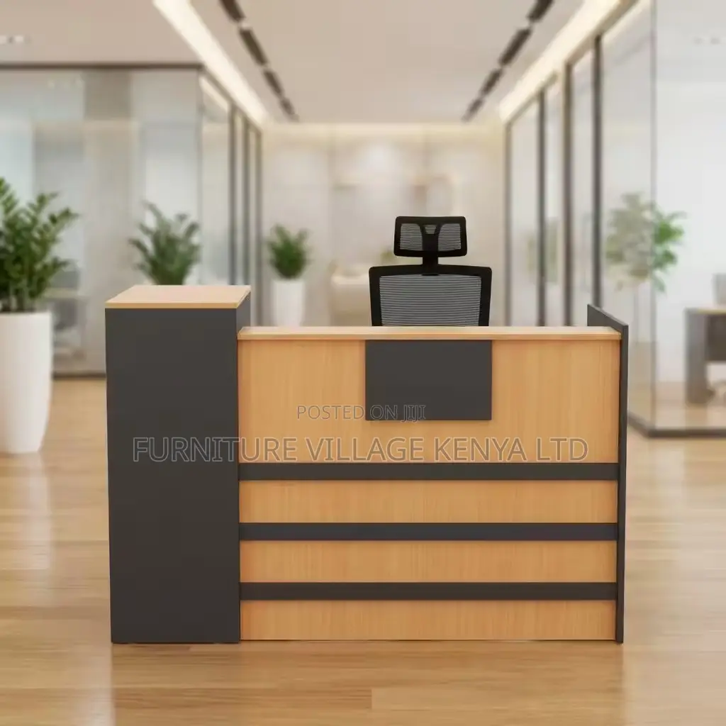 Reception Desk; 1.6m Custom Reception Counter