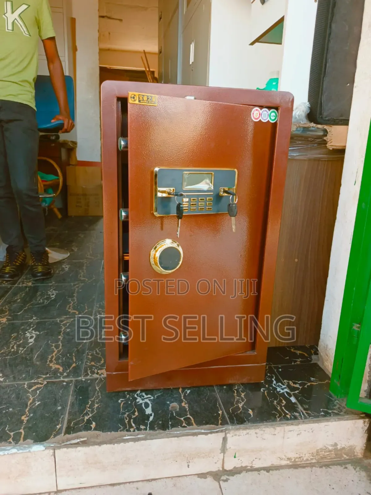 Fireplace Brown Safe Box 80kg