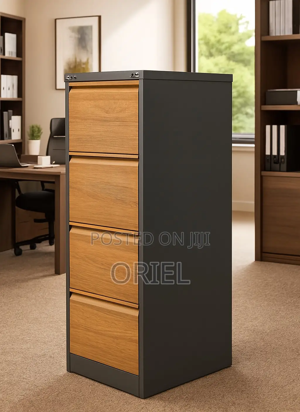 Modern Office Cabinet : 4 Drawer Metal Filing Cabinet