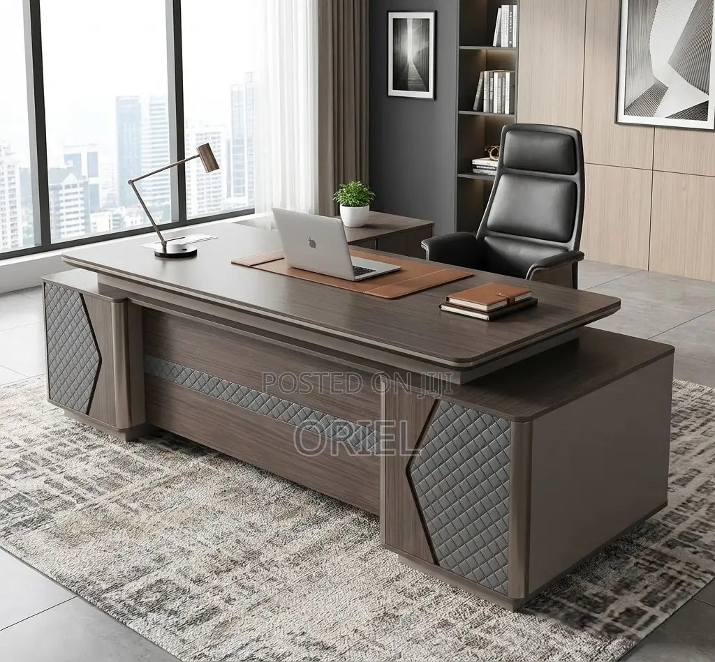 2.4-Meter L-Shaped Executive Office Desk : 2400mm Executive Office Des