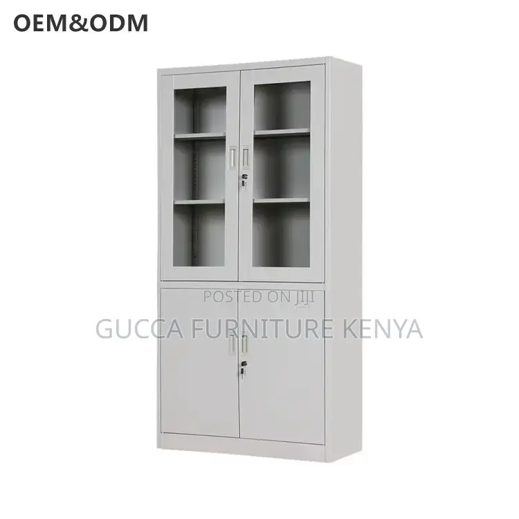 Glass Door's Steel Office Filling Cabinet