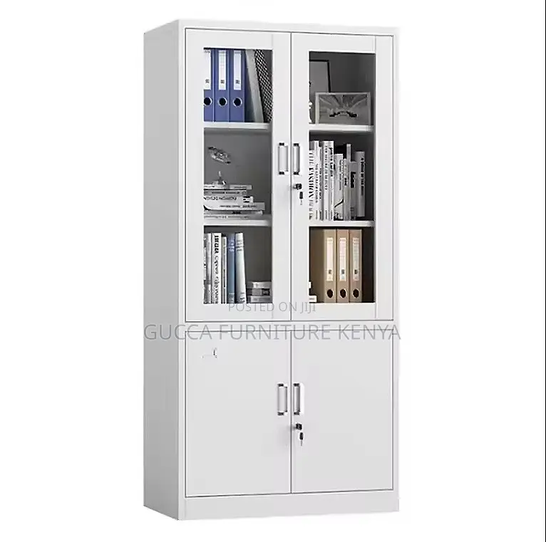 Glass Door's Steel Office Filling Cabinet