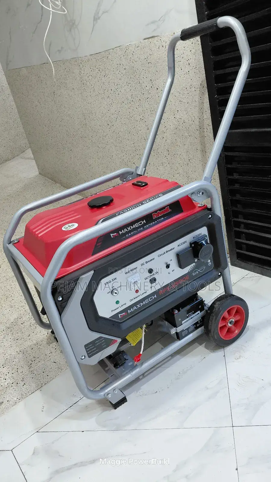 Maxmech RFS-6500e 10kva Petrol Keystart Generator