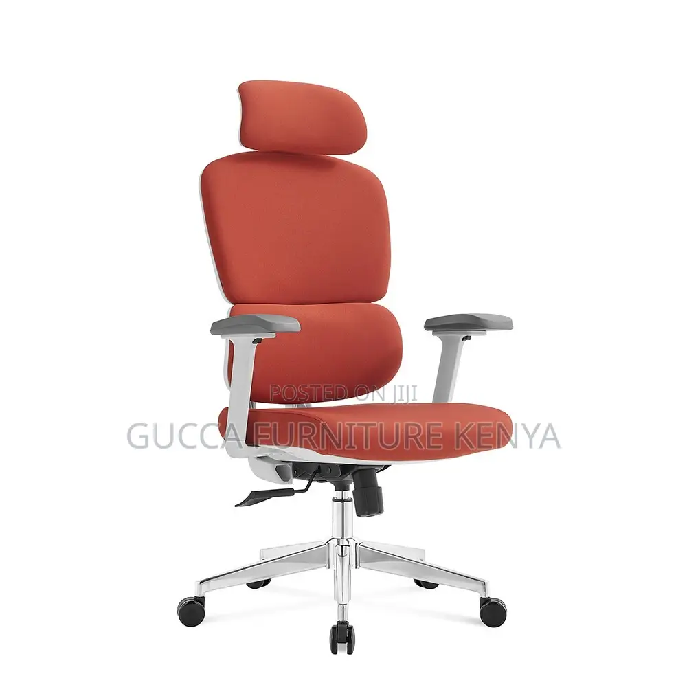 Orange Modern Orthopedic Executive Office Chair