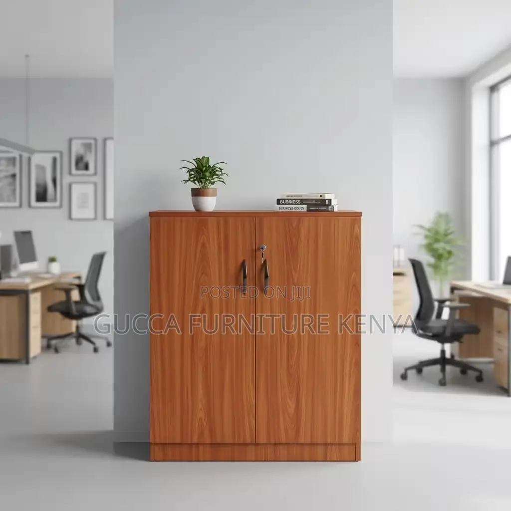 2-door Credenza Filling Wooden Office Cabinet