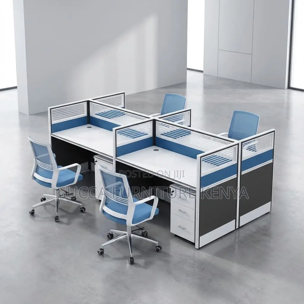 4-way Office Modular Office Workstation
