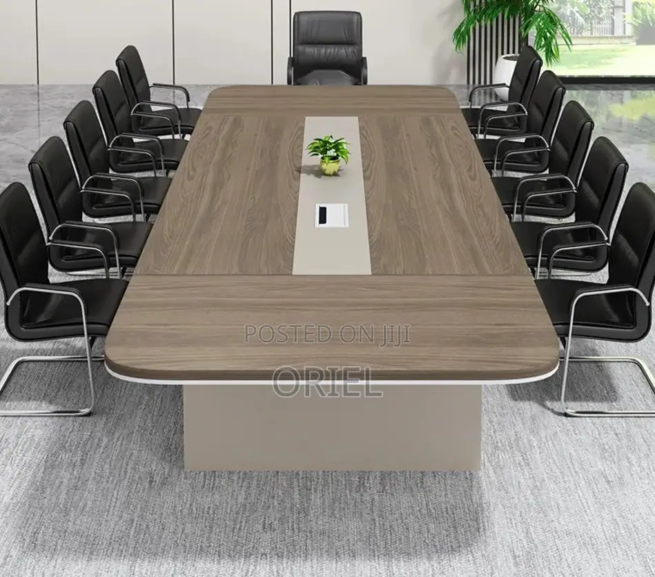 Office Conference Room Table : 2400mm Boardroom Table