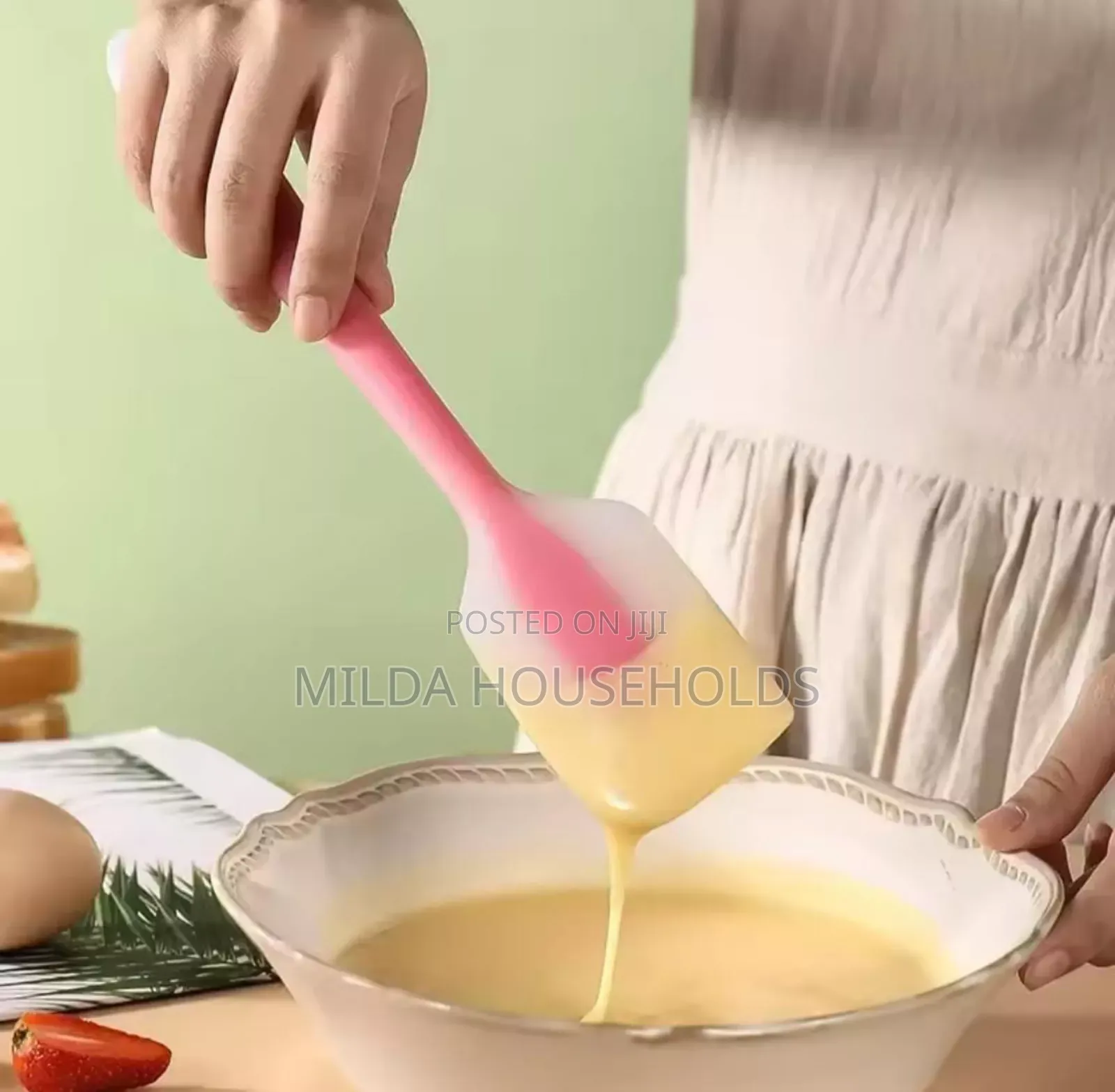 *Translucent Cream Spatula Heat Resistant