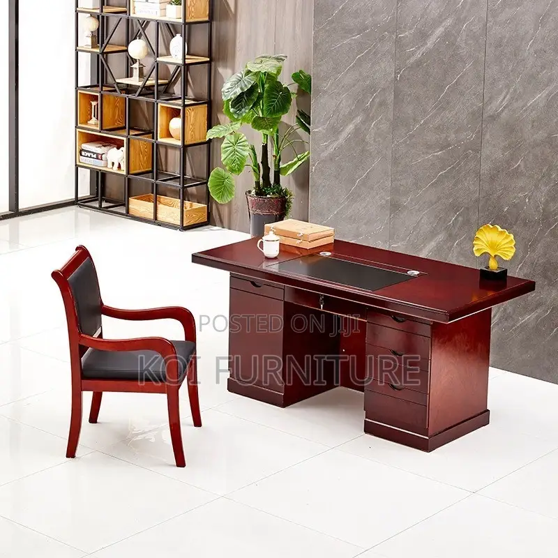 Office Desk; 1200mm Mahogany Executive Desk