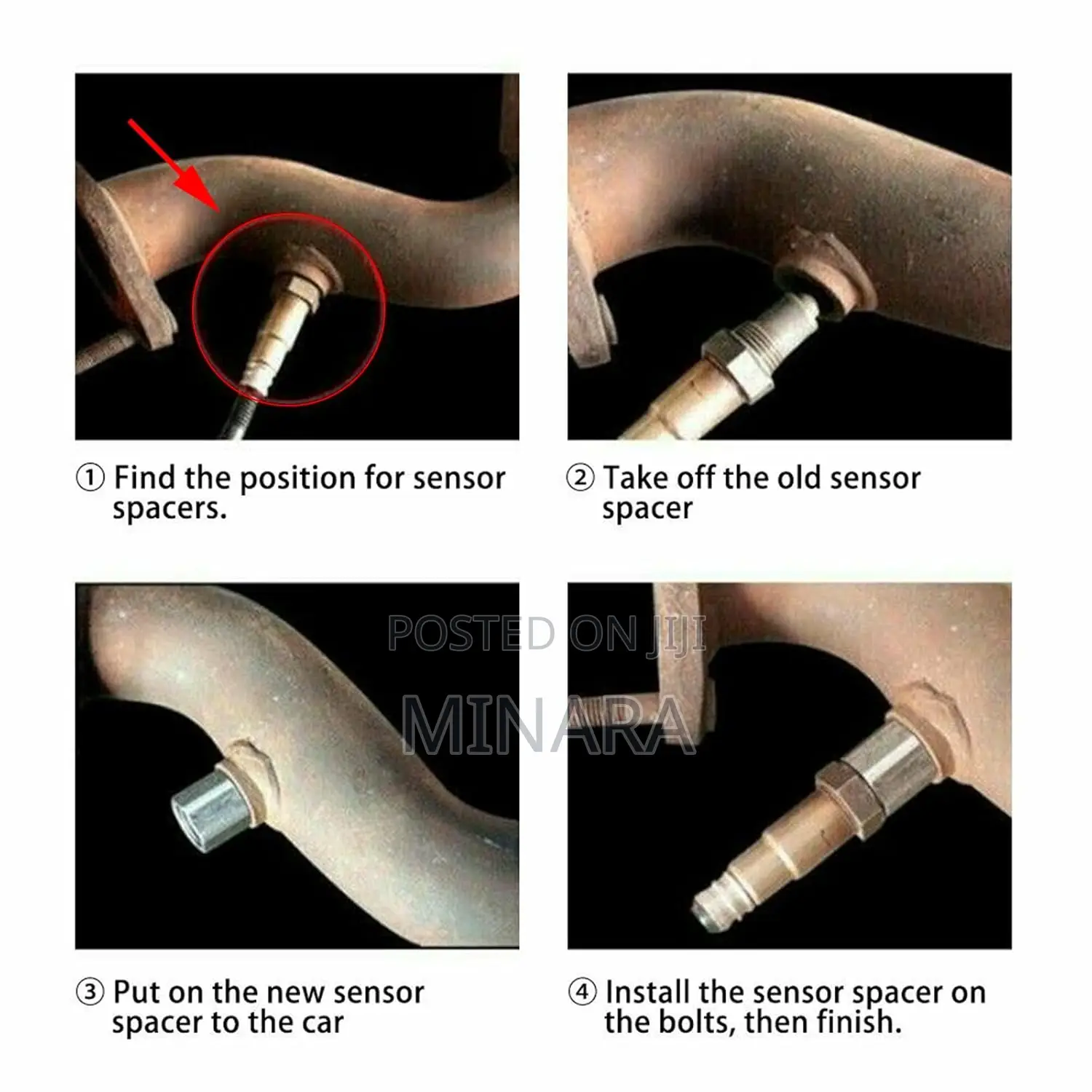 1 Pc, Oxygen Sensor Spacer, 02 Adapter, M18x1.5mm