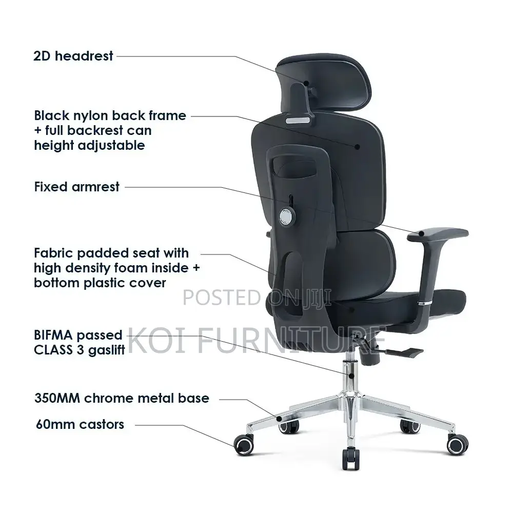 Office Chair; Orthopedic High Back Chair